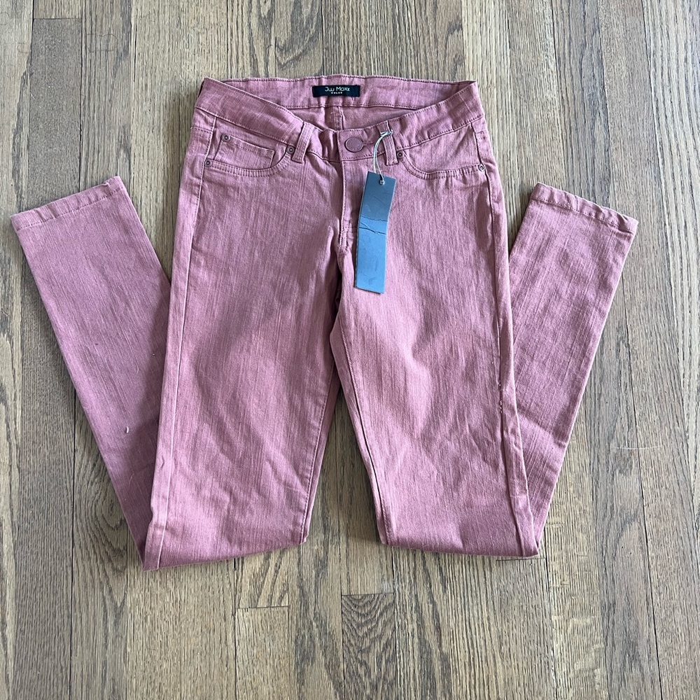 NWT JW Maxx pink skinny jeans a. Size 25
